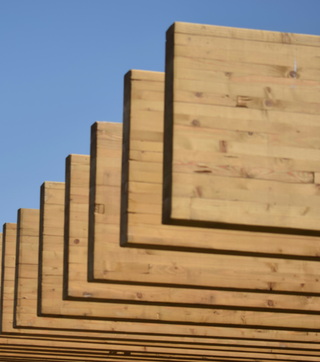 Timber planks + poles