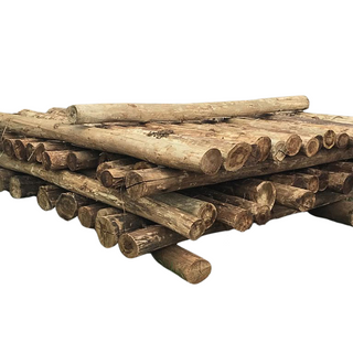 8 Feet Height 4″ Top Diameter Treated Poles